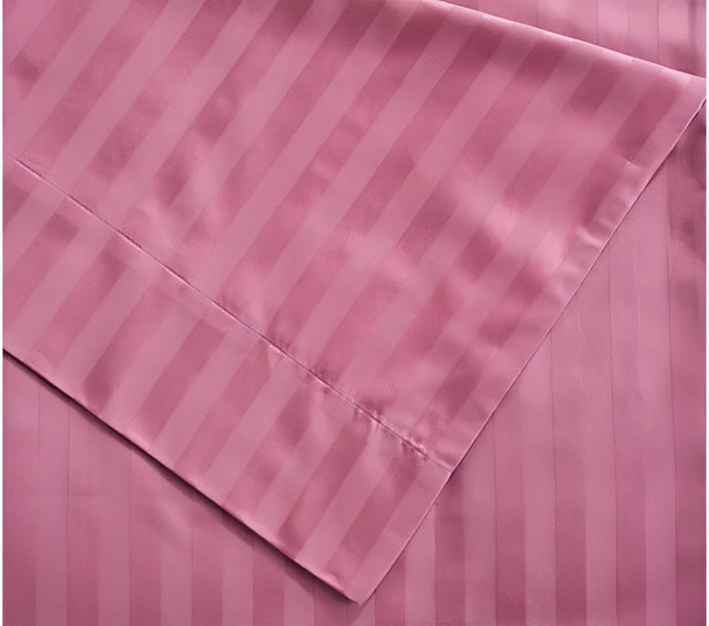 purple stripes material of bedding set