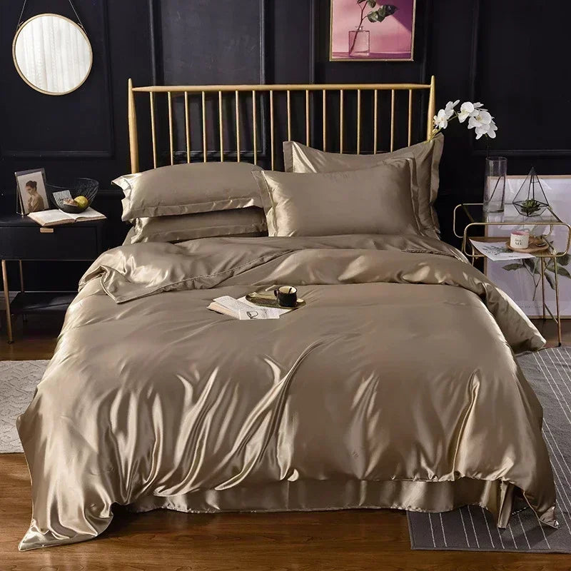 bedding set gold