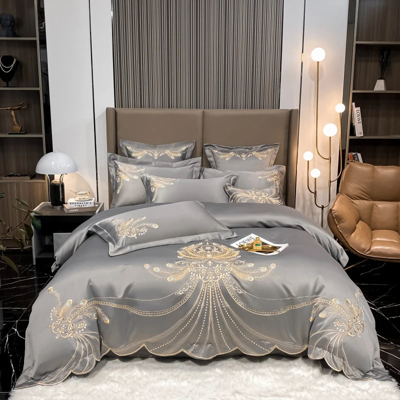 bedding set grey