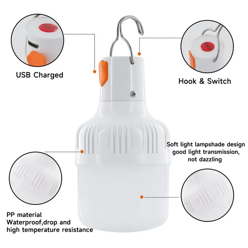 USB Charging Camping Lamp