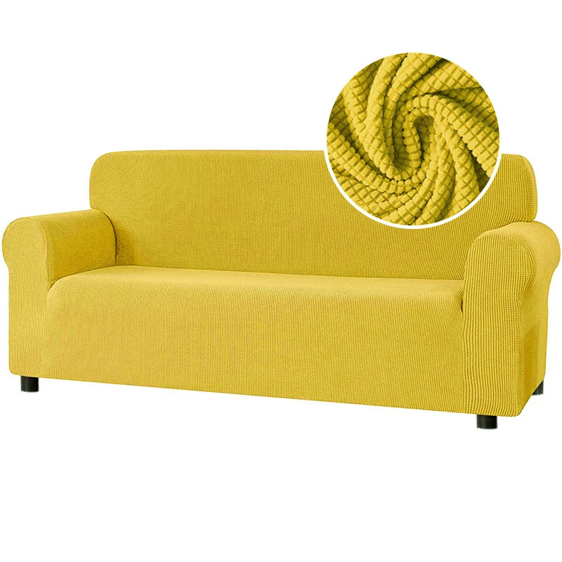 sofa cover yellow