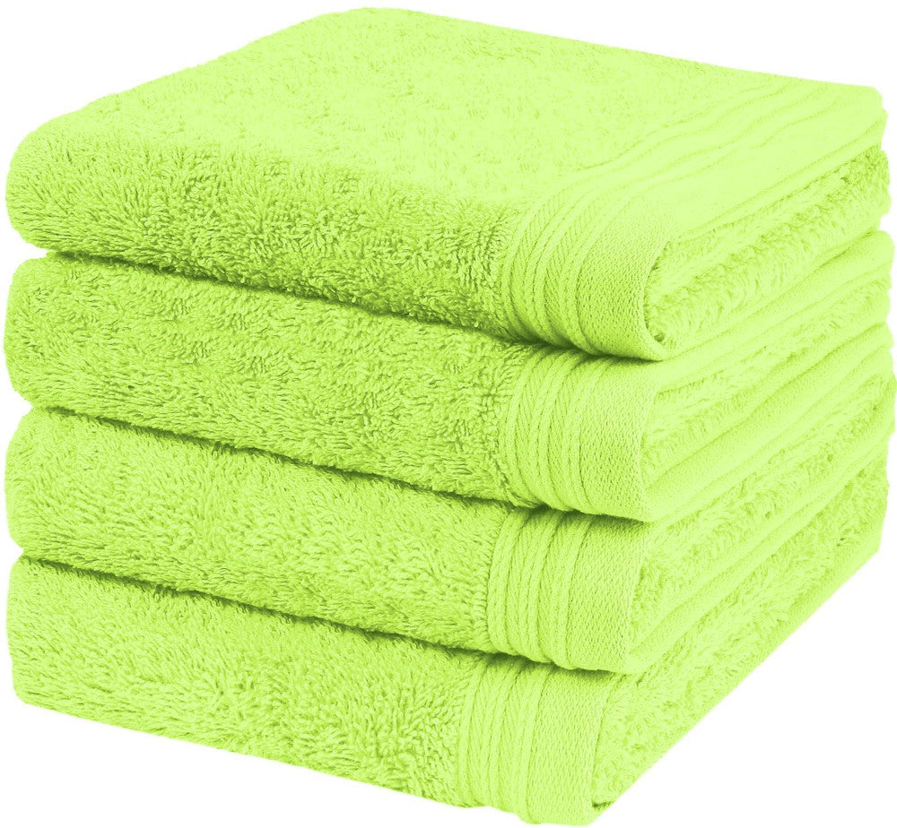 Green beach towel