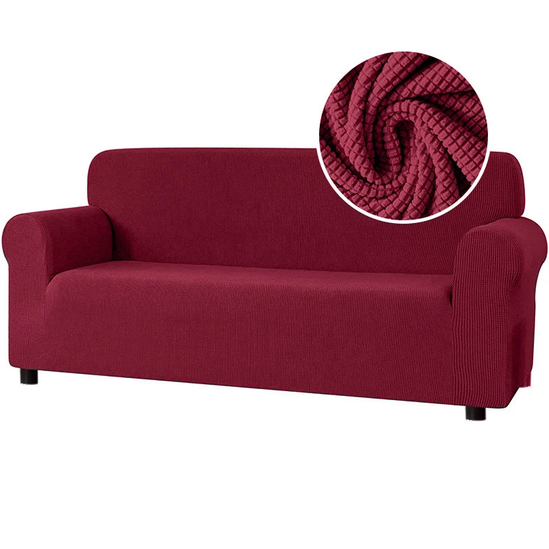 sofa cover red